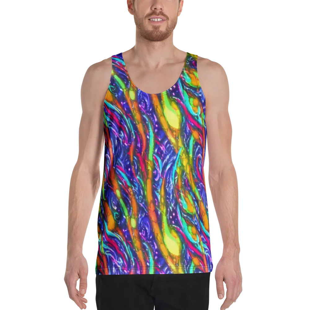 Electric Pour on Men's Tank Top — Front