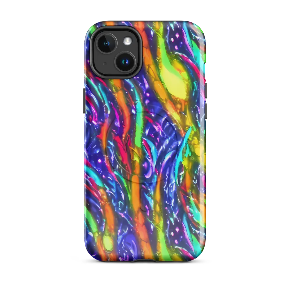 Electric Pour on MagSafe Tough Case for iPhone® — Front