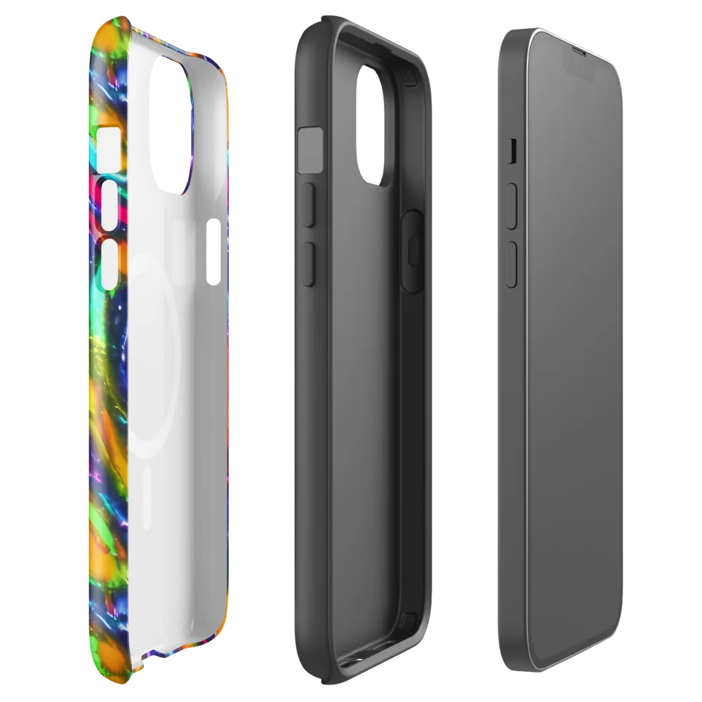 Electric Pour on MagSafe Tough Case for iPhone® — Front