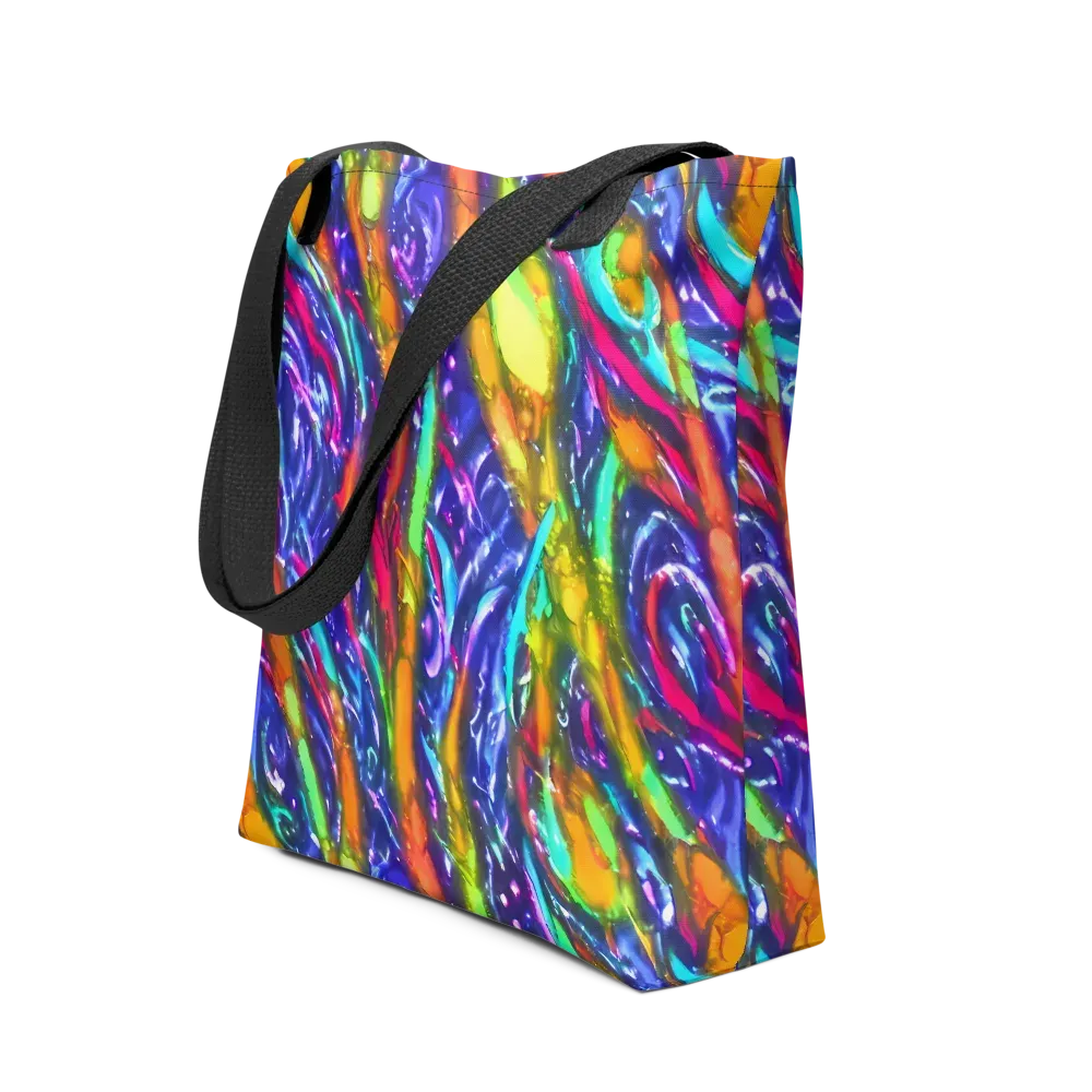 Electric Pour on Tote Bag — Front