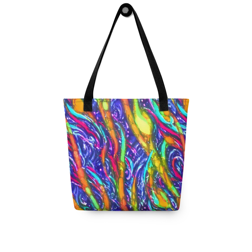 Electric Pour on Tote Bag — Front