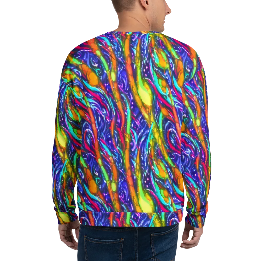 Electric Pour on Sweatshirt — Back