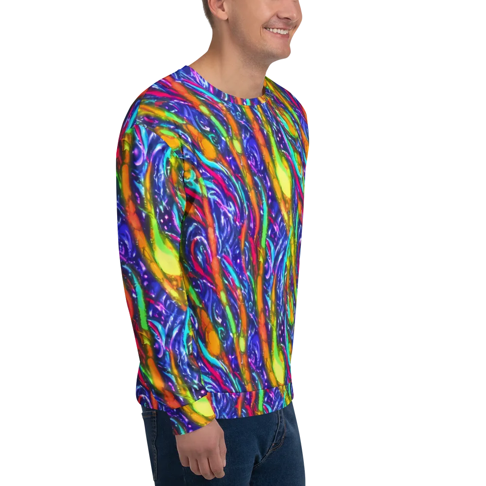 Electric Pour on Sweatshirt — Right Front