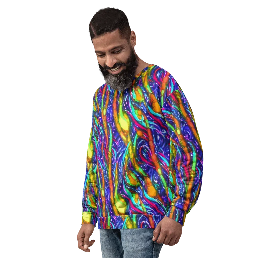 Electric Pour on Sweatshirt — Left Front