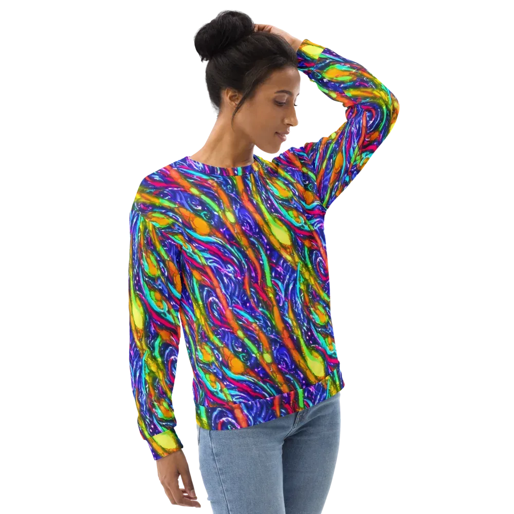 Electric Pour on Sweatshirt — Right Front
