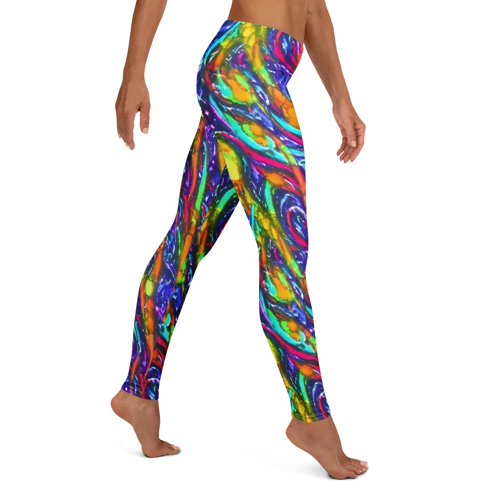 Electric Pour on Leggings — Right