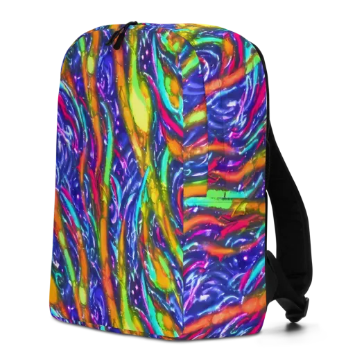 Electric Pour on a Minimalist Backpack