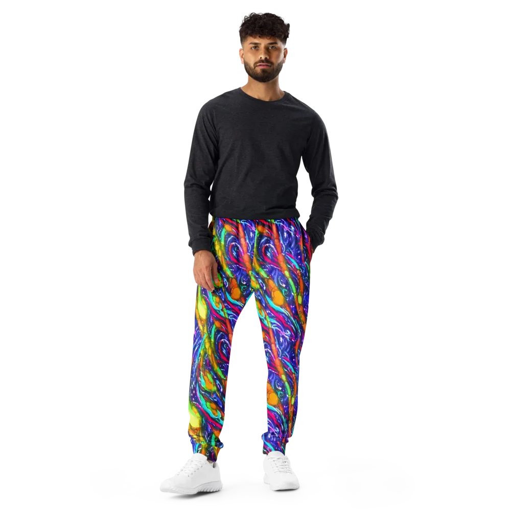 Electric Pour on Men's Joggers — Front