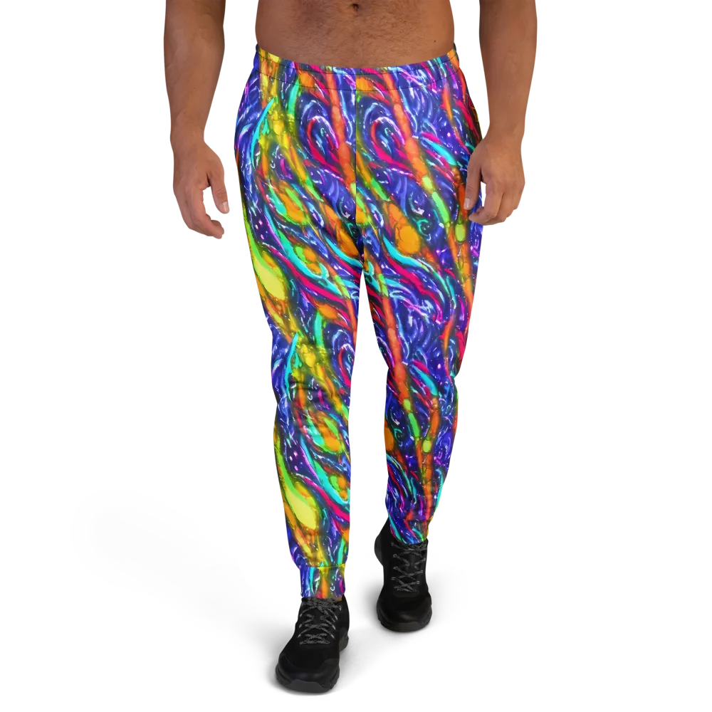 Electric Pour on Men's Joggers — Front