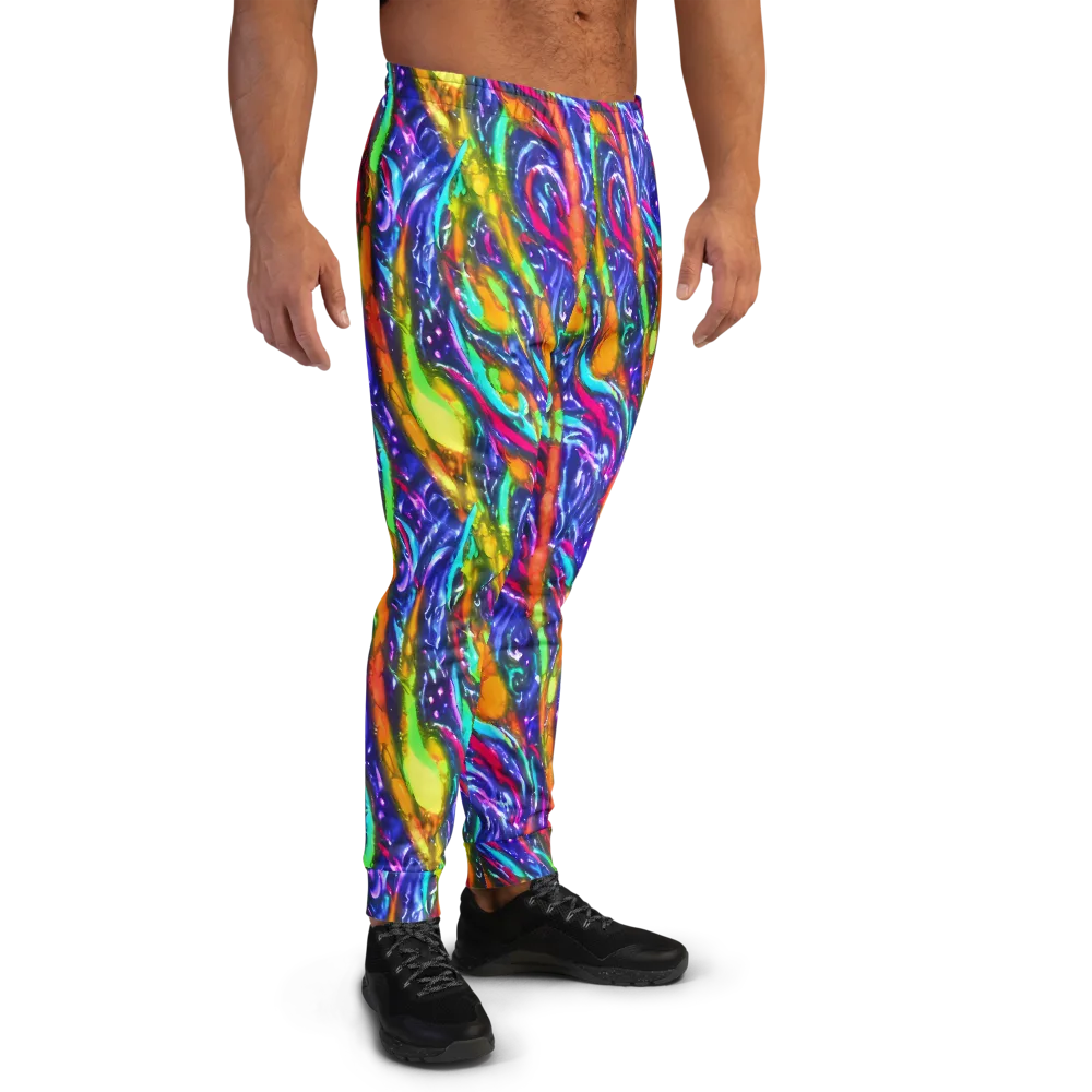Electric Pour on Men's Joggers — Right