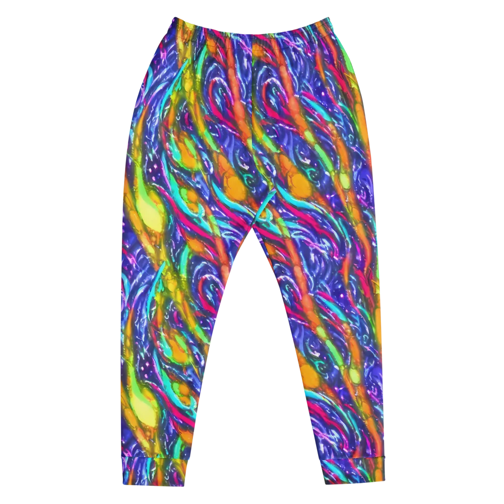 Electric Pour on Men's Joggers — Front
