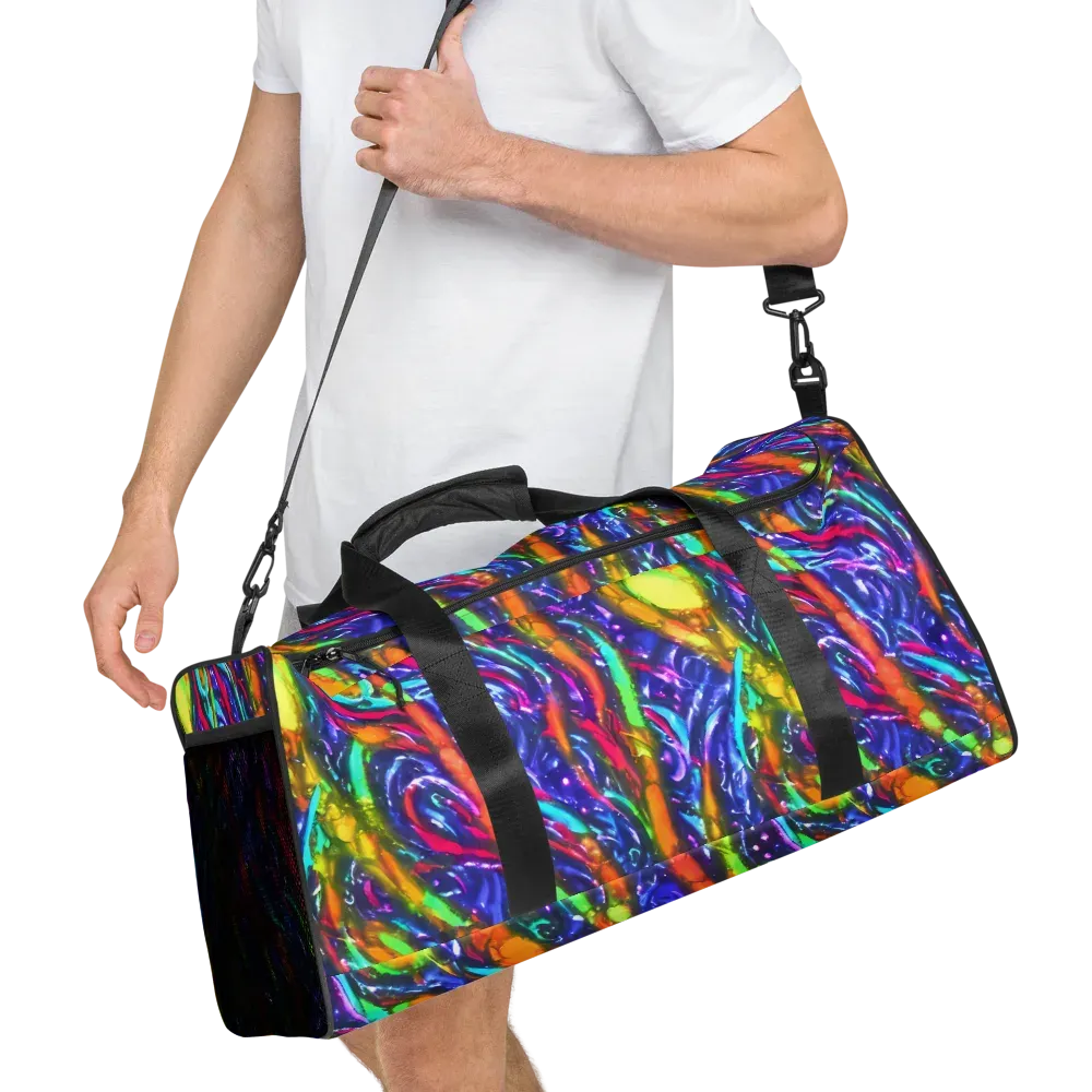 Electric Pour on Duffle Bag — Right Front