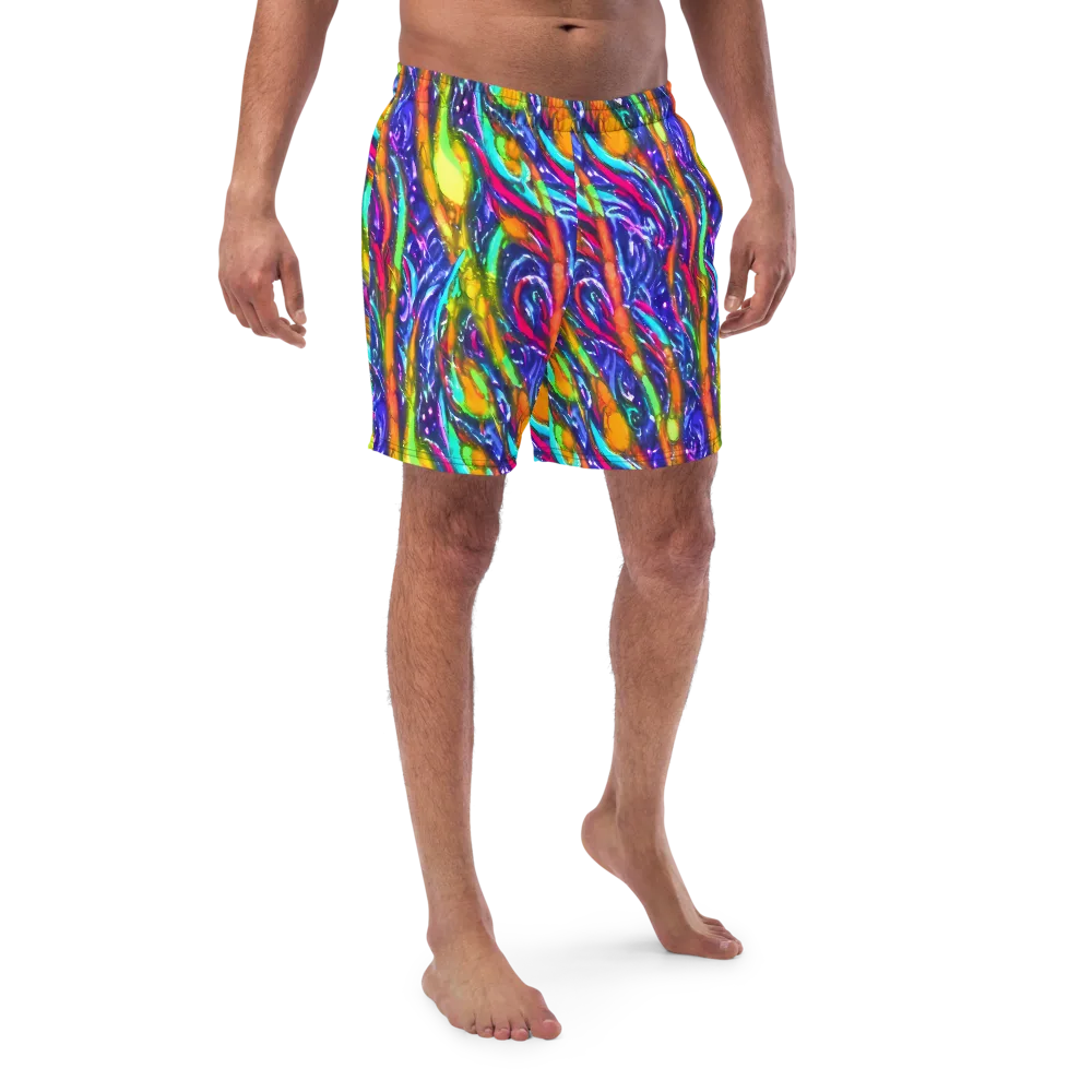 Electric Pour on Swim Trunks — Front
