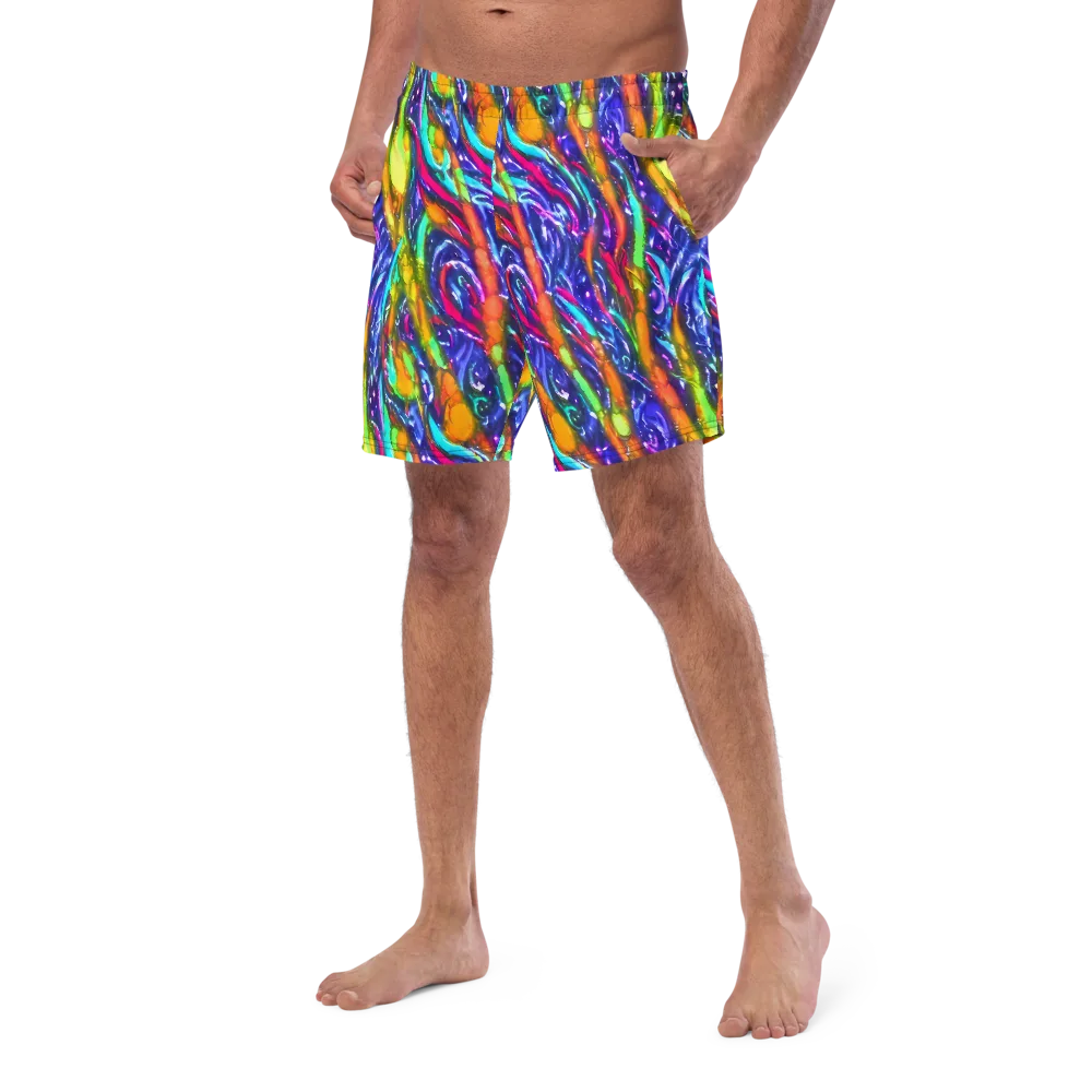 Electric Pour on Swim Trunks — Left Front