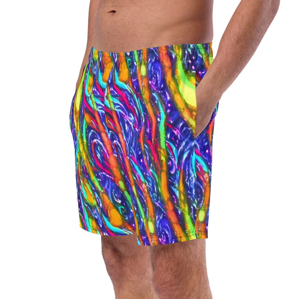Electric Pour on Swim Trunks — Left Front