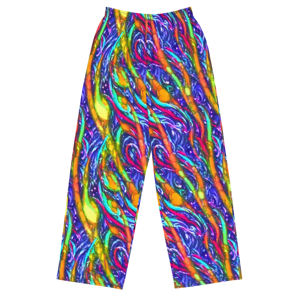 Electric Pour on Wide-Leg Pants — Front