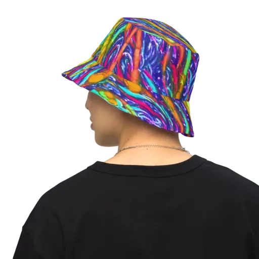 Electric Pour on a Reversible Bucket Hat