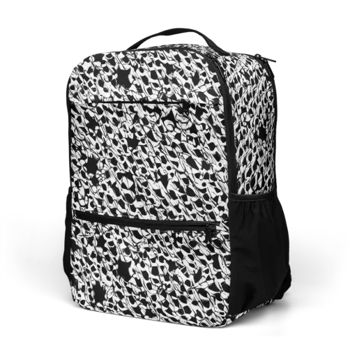 Ink Shatter on a Utility Backpack