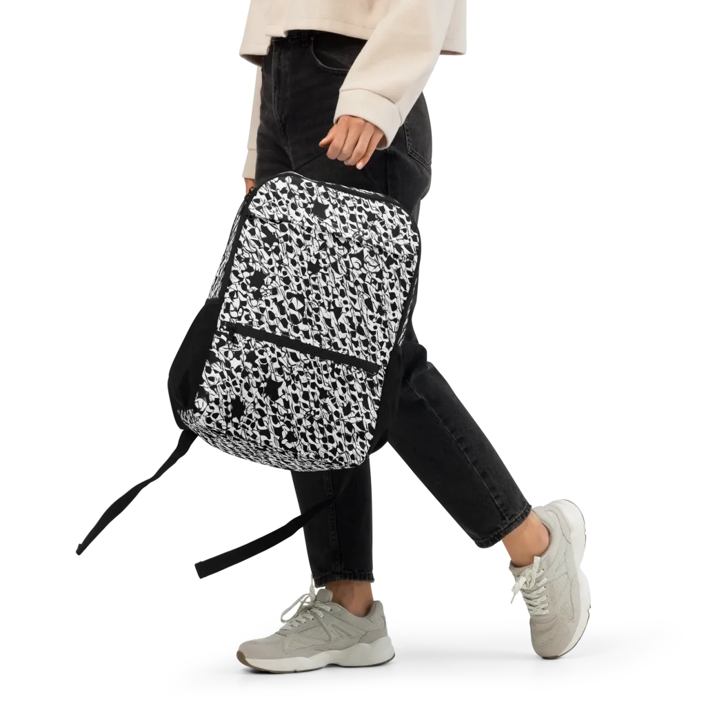 Ink Shatter on Utility Backpack — Front