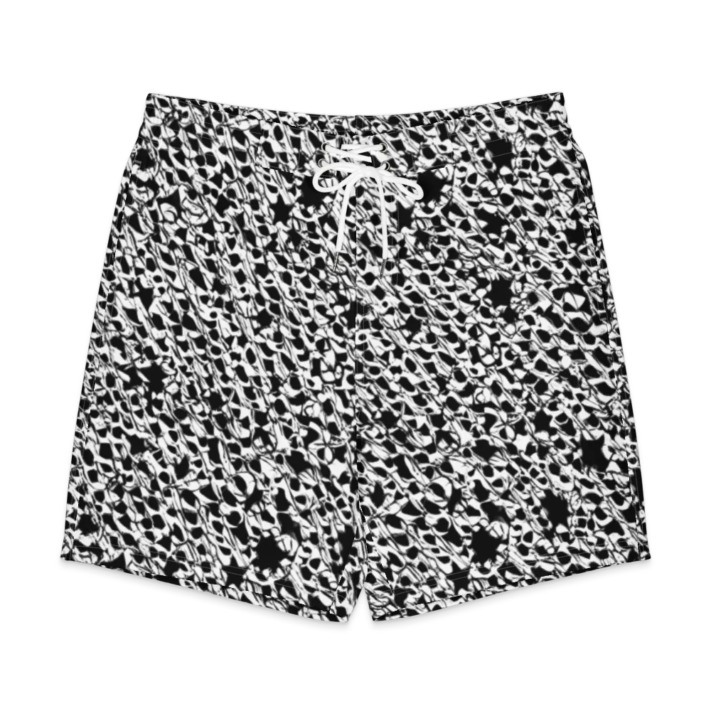 Ink Shatter on Men's Board Shorts — Front