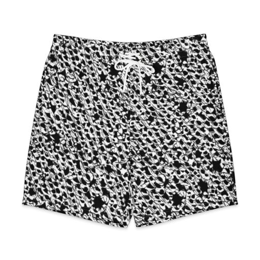 Ink Shatter on a Men's Board Shorts