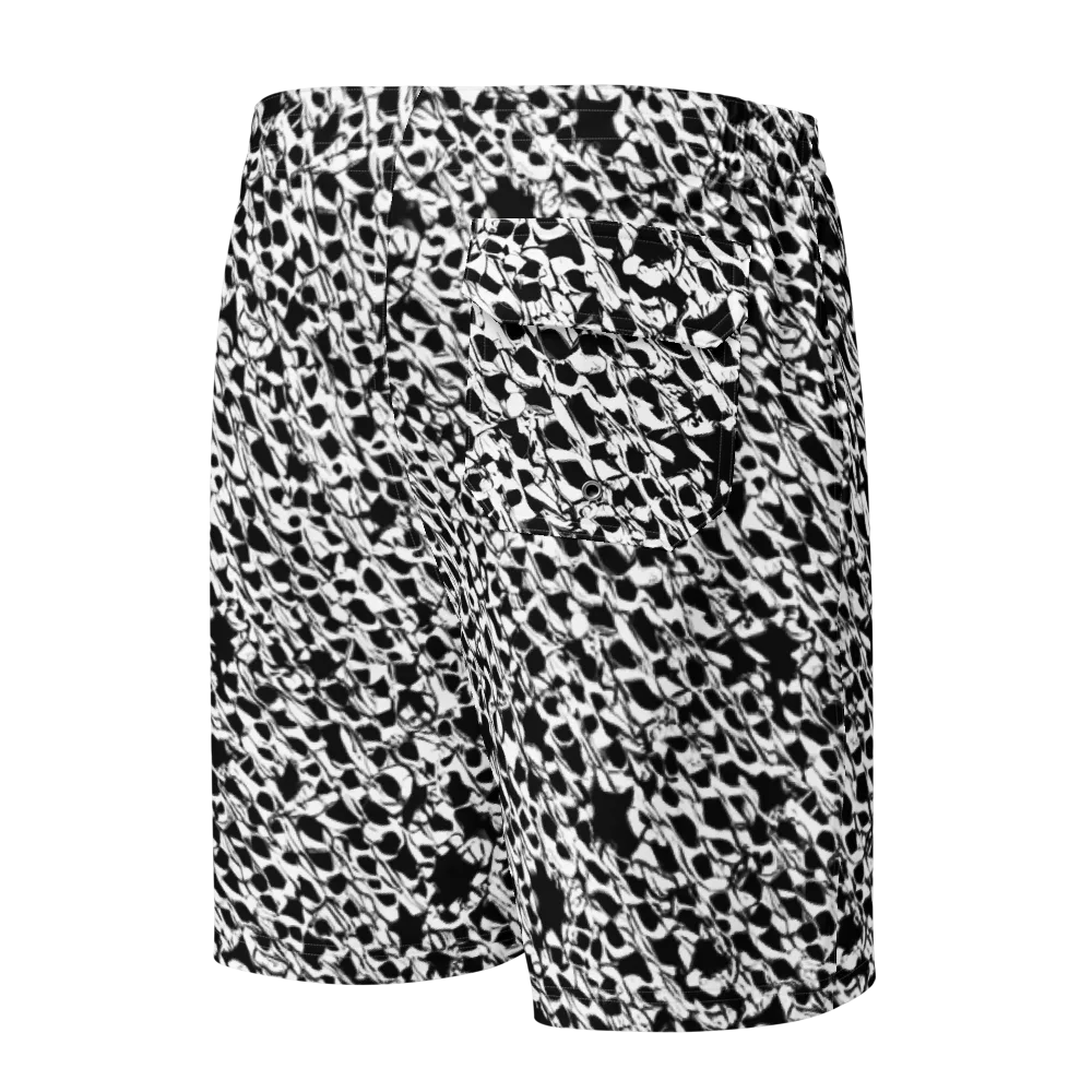 Ink Shatter on Men's Board Shorts — Back