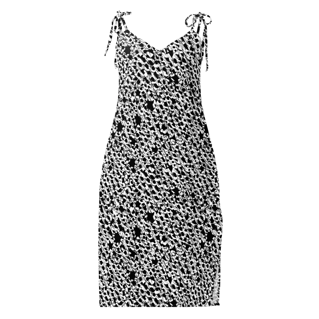 Ink Shatter on Slip Dress — Front