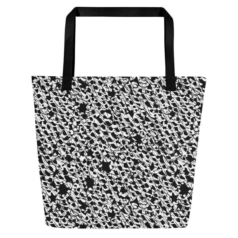 Ink Shatter on Large Tote Bag W/ Pocket — Front