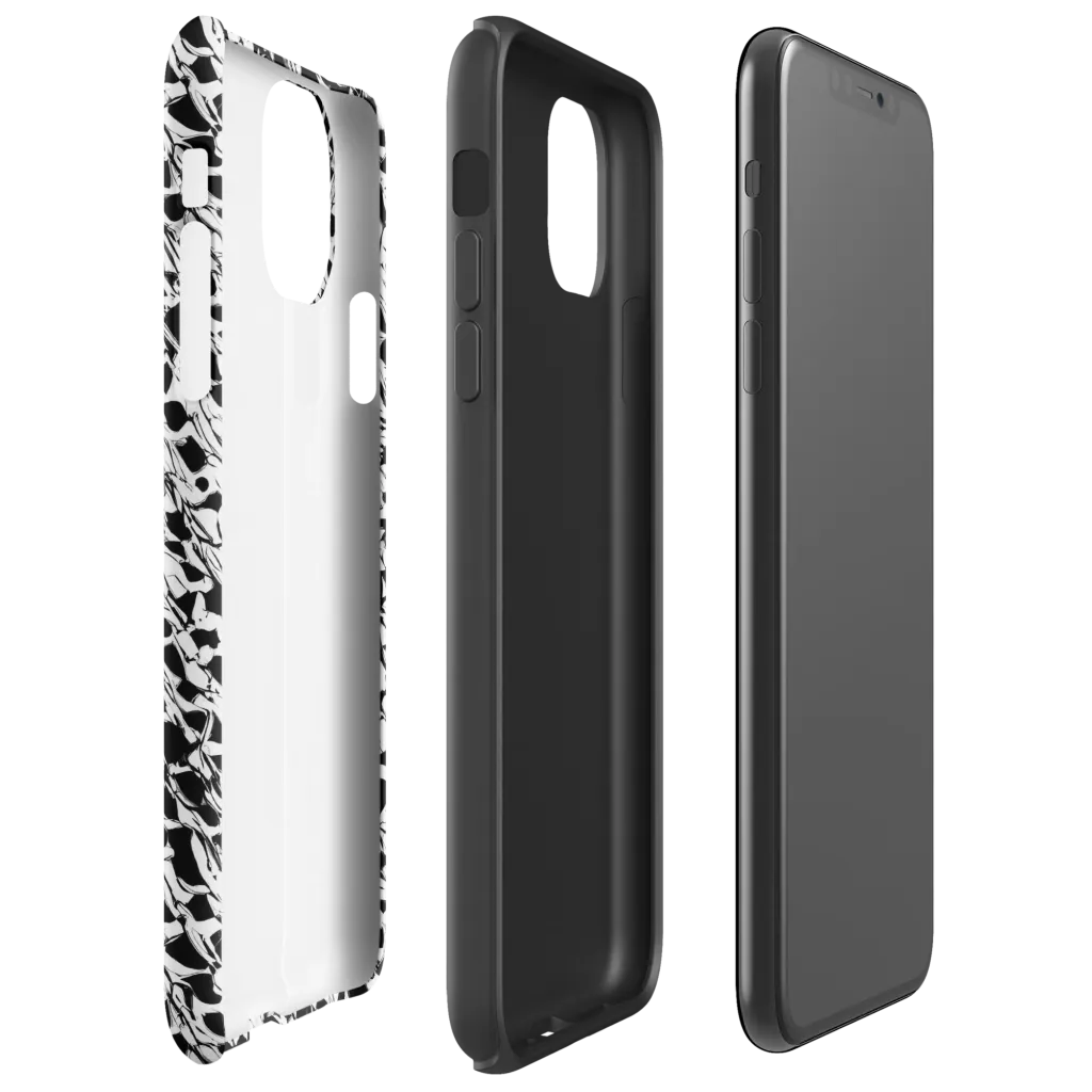 Ink Shatter on Tough Case for iPhone® — Right