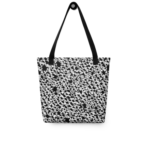 Ink Shatter on a Tote Bag