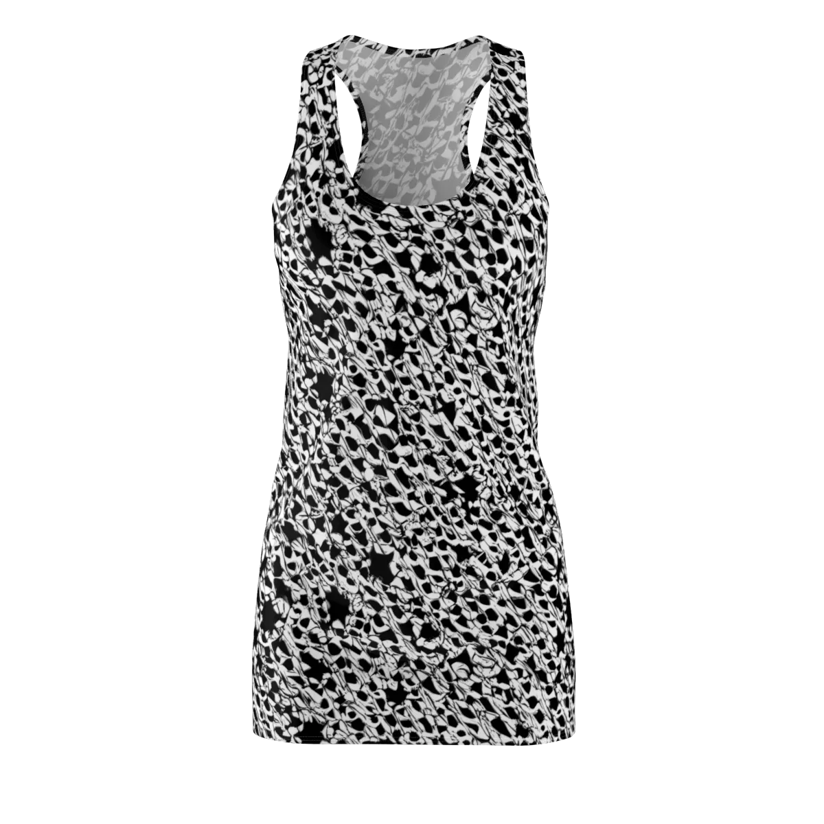 Ink Shatter on Racerback Dress — Front