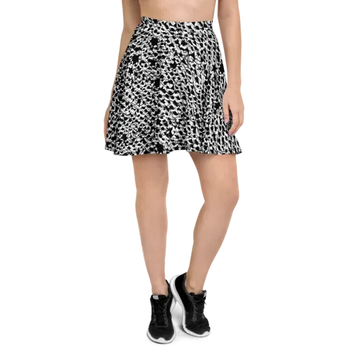 Ink Shatter on a Skater Skirt