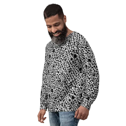 Ink Shatter on a Sweatshirt