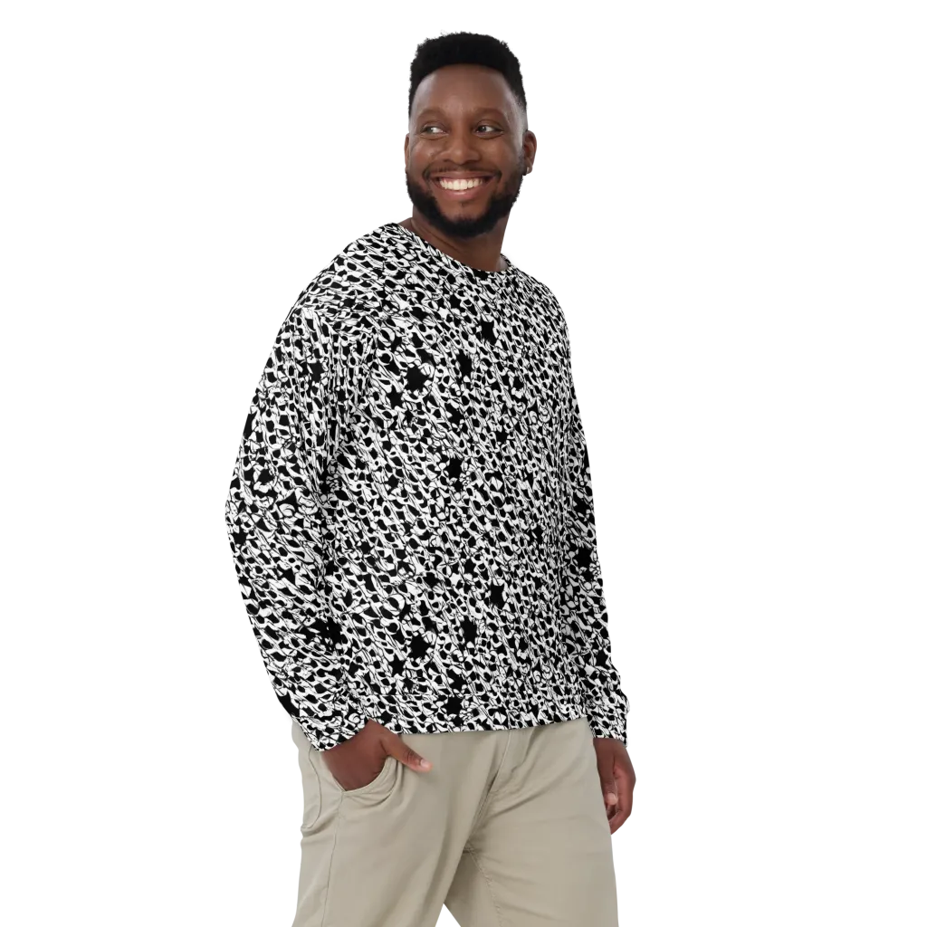 Ink Shatter on Sweatshirt — Front