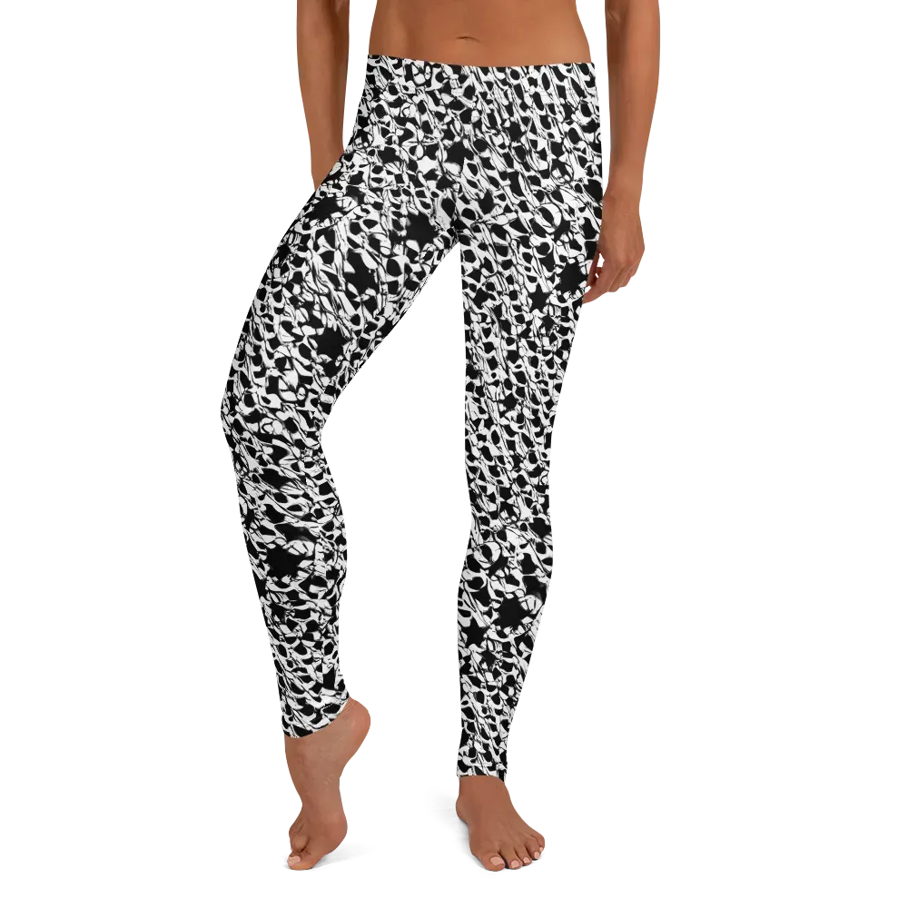 Ink Shatter on Leggings — Front