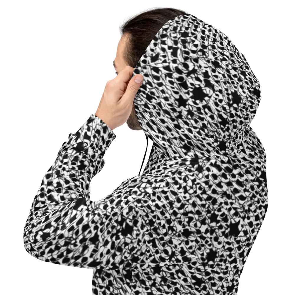 Ink Shatter on Hoodie — Back