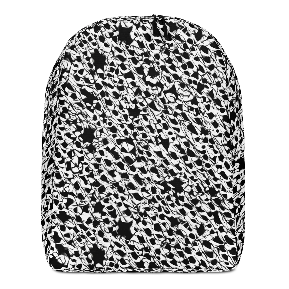 Ink Shatter on Minimalist Backpack — Front