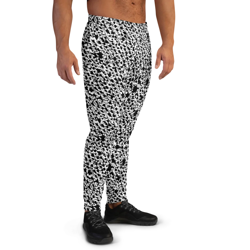 Ink Shatter on Men's Joggers — Right
