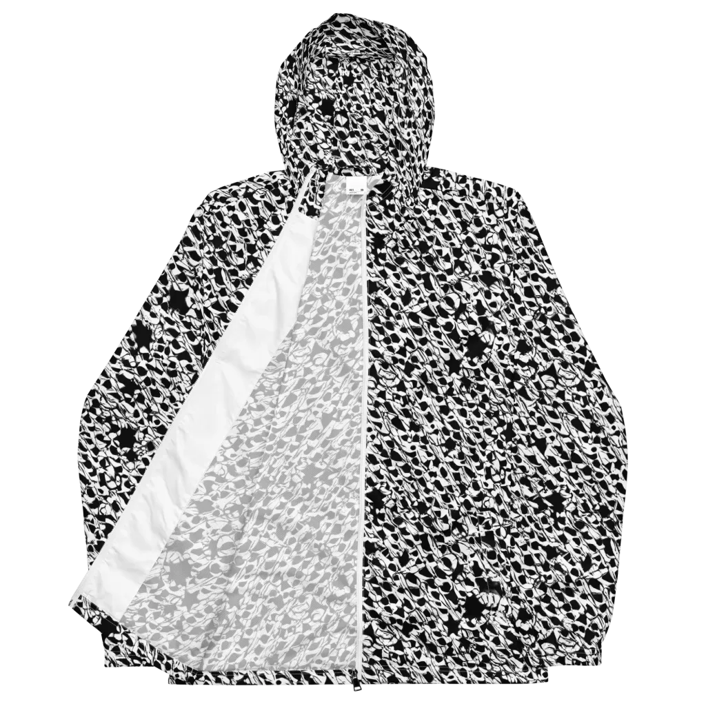Ink Shatter on Men's Windbreaker — Front