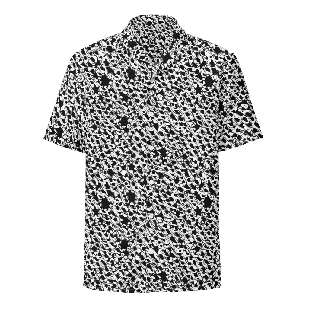 Ink Shatter on Button Shirt — Front