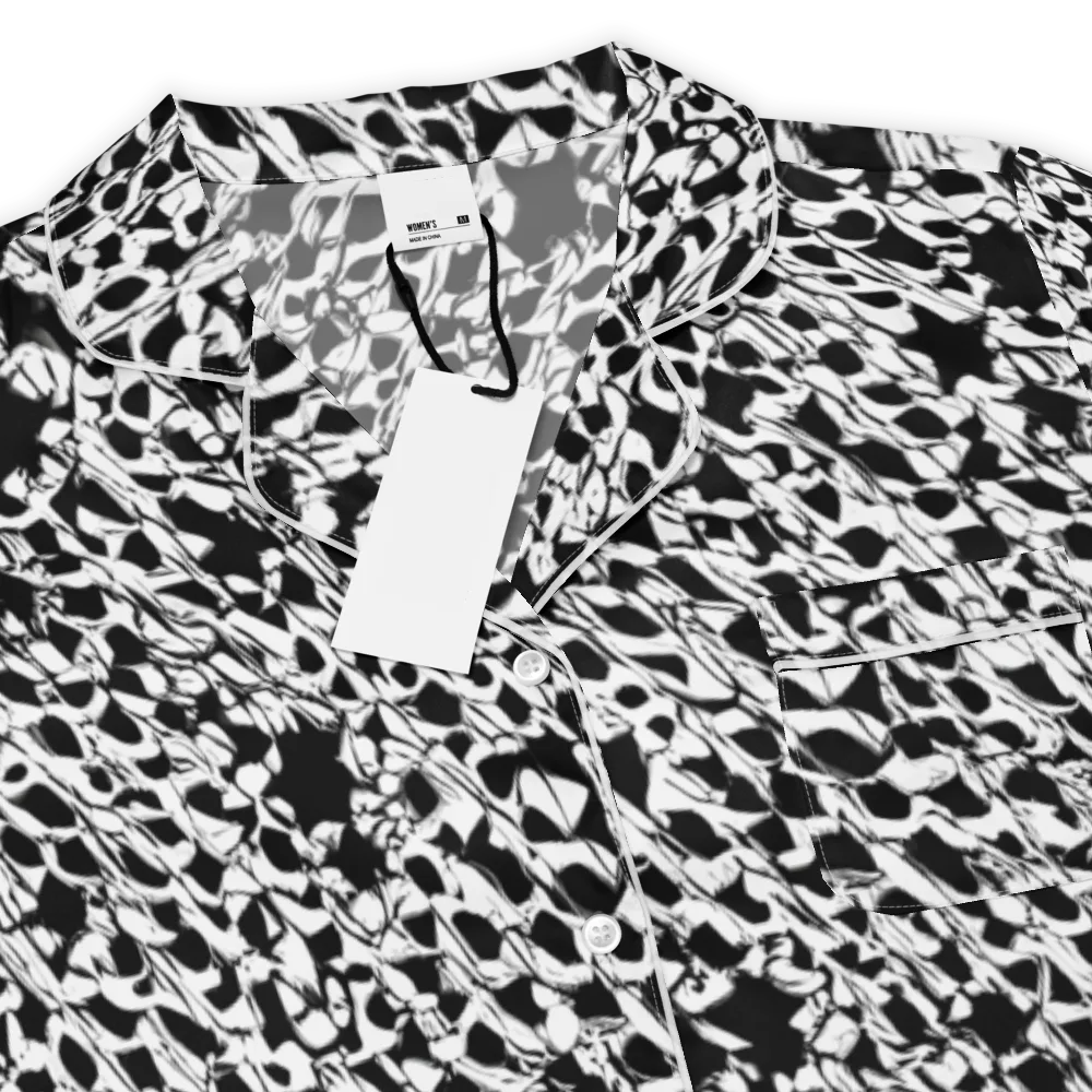 Ink Shatter on Women's Short Sleeve Pajama Top — Product details