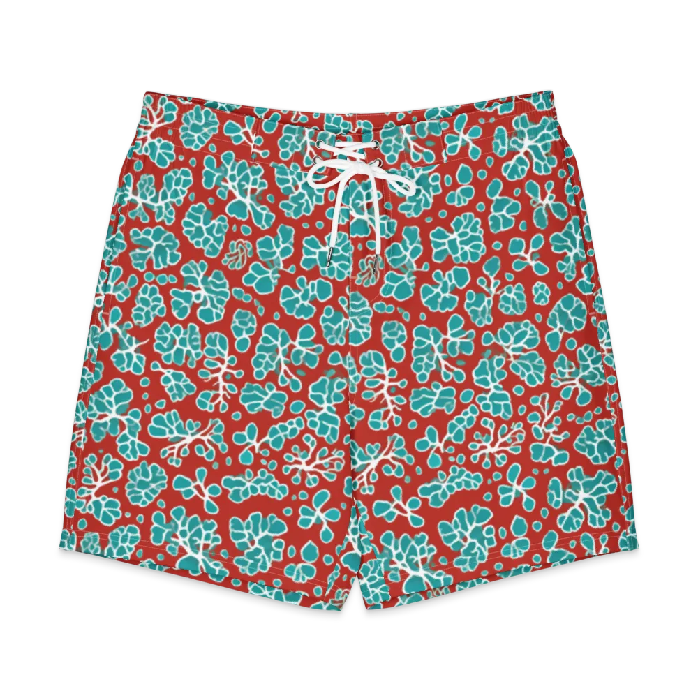 Vermilion Reef on Men's Board Shorts — Front