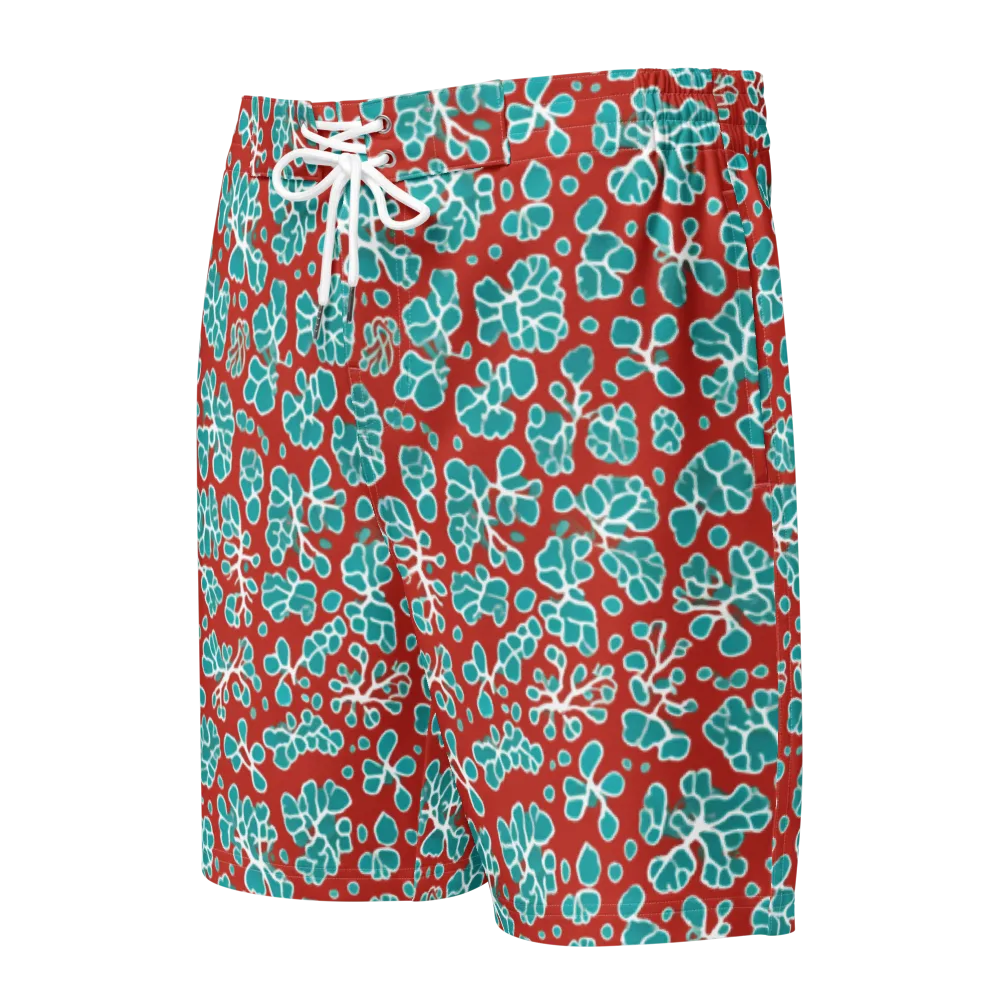 Vermilion Reef on Men's Board Shorts — Front