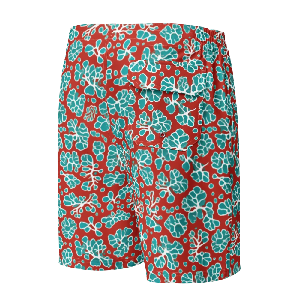 Vermilion Reef on Men's Board Shorts — Back