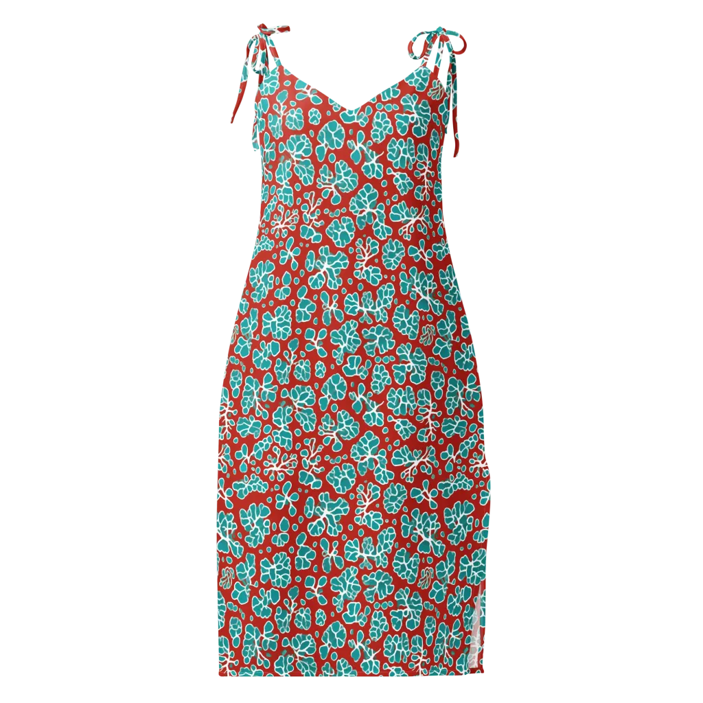 Vermilion Reef on Slip Dress — Front