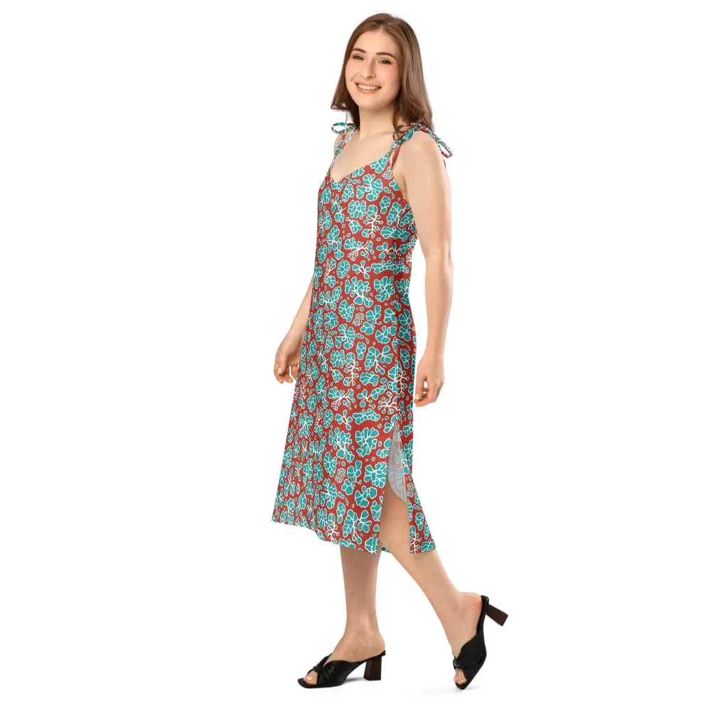 Vermilion Reef on Slip Dress — Left Front