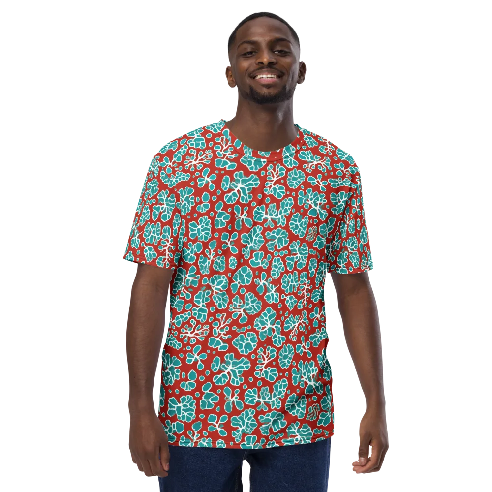 Vermilion Reef on Men's Crew Neck T-Shirt — Front