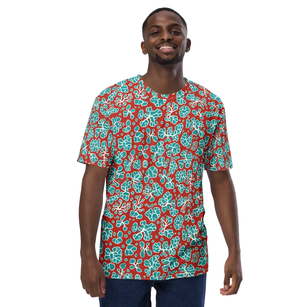 Vermilion Reef on Men's Crew Neck T-Shirt — Front