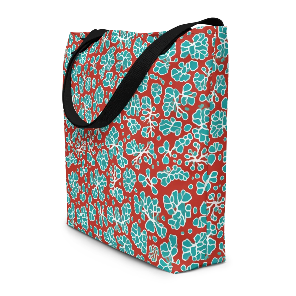 Vermilion Reef on Large Tote Bag W/ Pocket — Front
