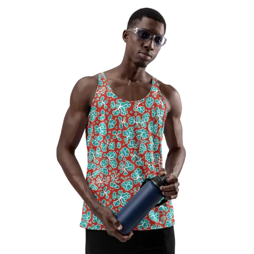 Vermilion Reef on a Men's Tank Top